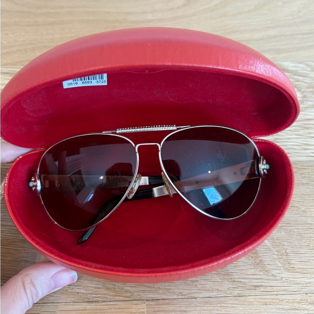 Vintage Valentino Sunglasses. With original case